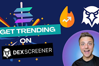 trend your token today on dexscreener, pumpfun, raise sol, telegram promotion