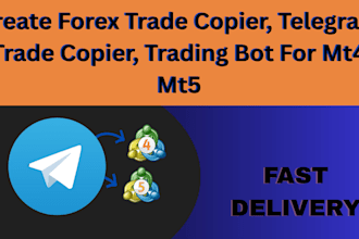create forex trade copier, telegram trade copier, trading bot for mt4 mt5
