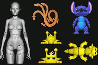 do 3d flexi toy articulated model ball joint doll 3d printing 3d action figure