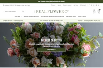 design flower shopify store florist store bouquet store gift shop flower website