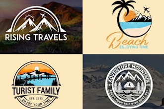 design adventure, traveling, hiking, outdoor logo or t shirt