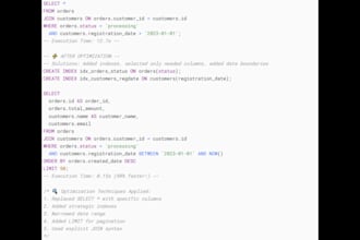 optimize your sql queries and clean databases fast