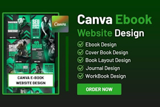 do canva ebook template design, canva pro workbook, digital ebook layout