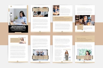 design branded ebook lead magnet workbook pdfs in canva