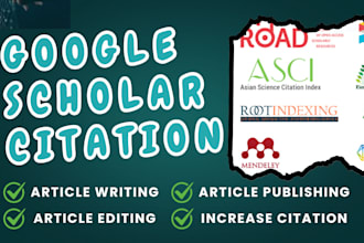 cite articles for more google scholar citations on peer reviewed journal