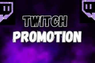 do organic twitch promotion to boost engagement