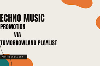 viral festival, techno music tomorrowland playlist promo for djs and producers