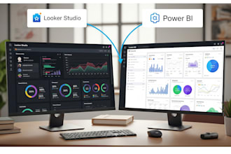 create stunning, interactive power bi or looker studio dashboards