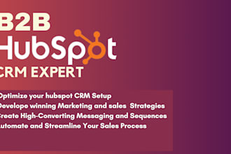 do a professional hubspot CRM setup and live training
