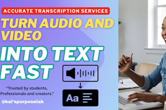 provide accurate, fast audio and video transcription