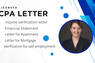 do CPA verification letters financial statements and review