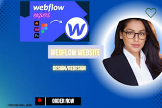 design redesign develop professional webflow website figma to webflow expert