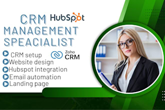 zoho CRM setup zoho site zoho landing page hubspot pipedrive gohighlevel websit