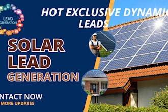 provide verified solar, roofing, and new homeowner leads to boost your sales