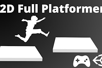 make a 2d platformer game for you on unity