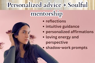 support your personal growth via intuitive written mentoring