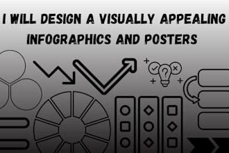 design a visually appealing infographics and posters