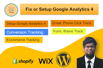 set up, audit, and fix your google analytics 4 and conversion tracking