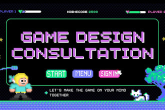 be your experienced game director, and your game consultant
