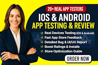 do mobile app testing, mobile app review for ios and android,real 12 app tester