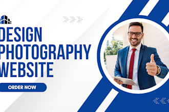 design wordpress photography website, portfolio, and local business website