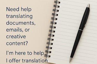 write and translate about any topic you tell me