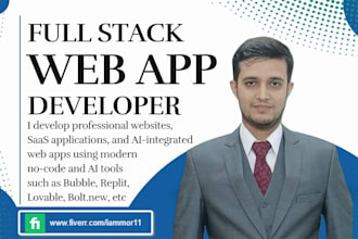 develop ai powered websites, web apps, and saas platforms using no code tools