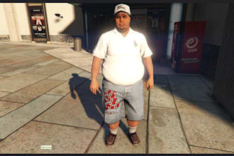 create fivem custom ped, gta5 ped, fivem clothing, mascot to ped, mascot to ped