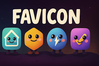 design modern favicon for you in 24 hours