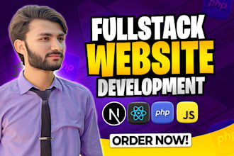 build custom responsive website full stack developer