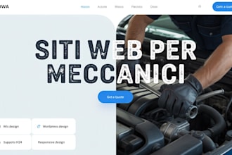 design a mechanic website that stands out