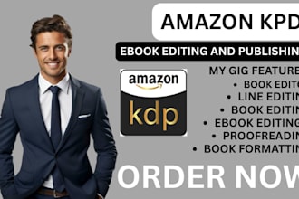 do amazon kindle book editing paperback proofreading formatting and publishing