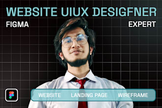design clean and conversion focused website uiux and landing page uiux in figma