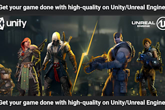 create 3d game objects and assests for unity and unreal engine