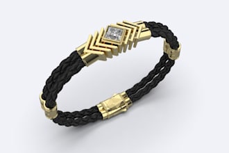design 3dbracelet charm,fashionable men ring,realistic rendering,ear stud,3dsmax