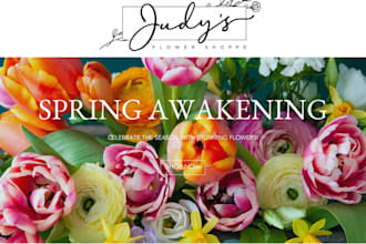 flower shopify store flower arrangement florist shop website dropshipping store