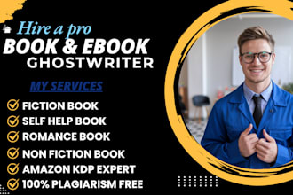 ebook ghostwriter, kdp book writer, medical ebook ghost book writer, book writer
