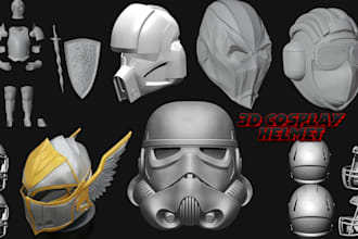 design 3d mask mask 3d helmet helmet cosplay armor for 3d printing oni mask