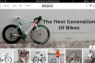 build electric bike shopify store e bike accessories store electric bike website