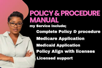 write group home policy and procedure, medicaid and medicare home care license