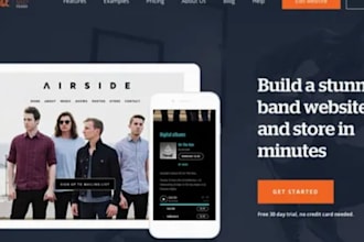 build your bandzoogle website music store or odoo site for your music brand