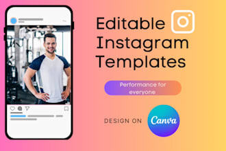 create professional and editable instagram templates using canva