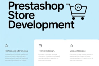 develop prestashop ecommerce store for you