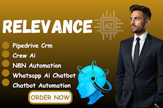 relevance ai pipedrive crm crew ai n8n automation whatsapp ai chatbot automation