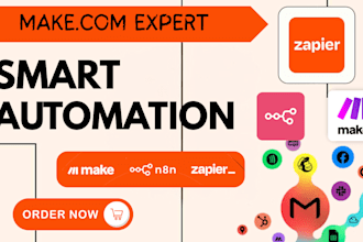 setup make com automation integromat zapier n8n, API and ghl workflows