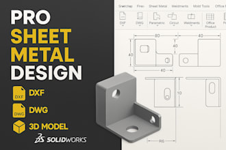 do sheet metal design fusion 360 2d drawing 3d cad modeling for manufacturing