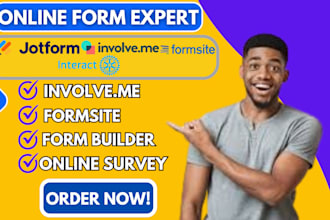 setup jotform involve me interact formsite online