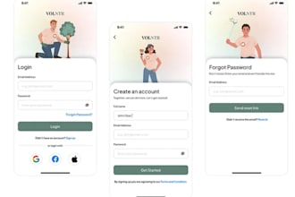 a build volunteer signup app, field staff tracker, custom team management system