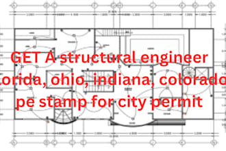 do structural engineer florida, ohio, indiana, colorado pe stamp for city permit