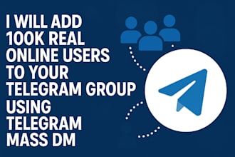 do telegram promotion,run telegram ads,to 50m real online users to your group